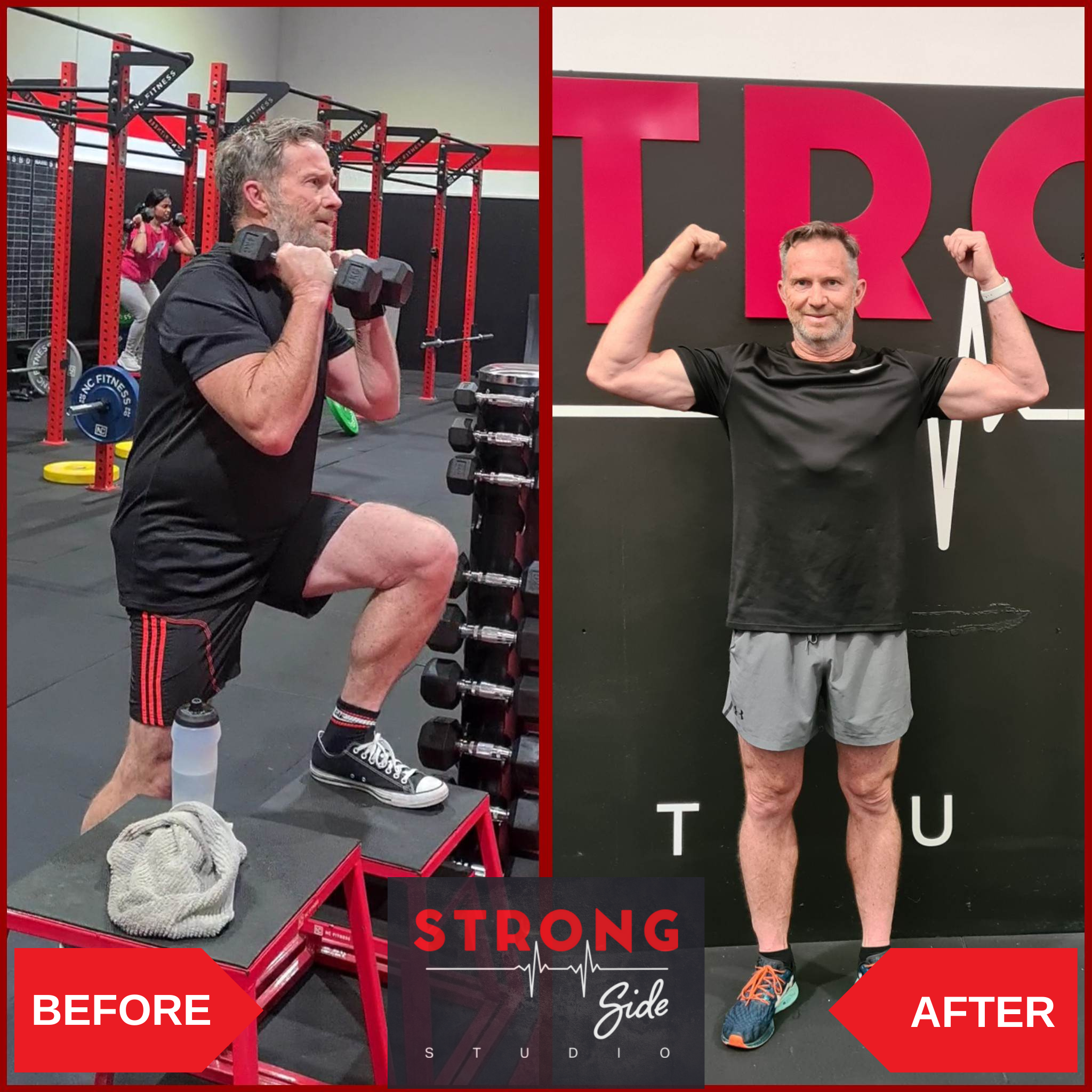 before and after weight loss challenge